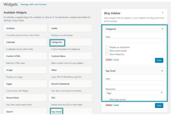 Wordpress Taxonomies